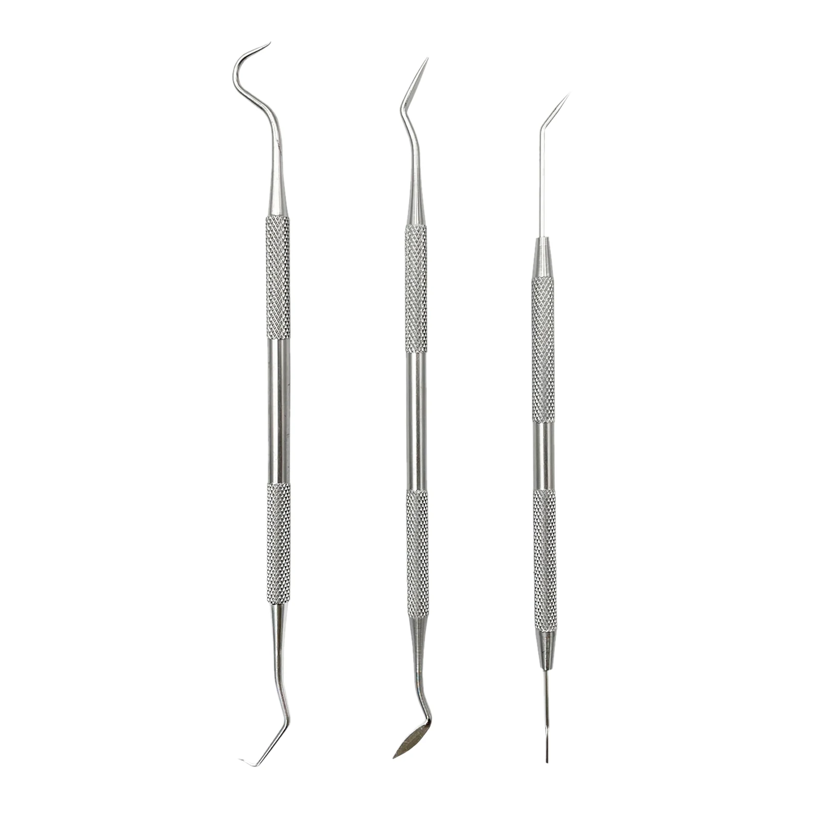 Kit de limpieza de pistola de recogida de acero inoxidable con parches de 2 "de espesor para herramienta de limpieza de pistola de Rifle con mango moleteado - imagen 5