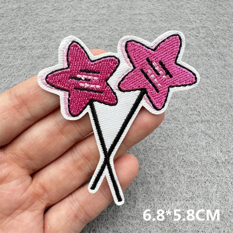 Parche bordado de dibujos animados, parches bordados de póker para ropa, chaquetas, pantalones vaqueros, apliques para coser, parches para planchar para ropa DIY - imagen 4