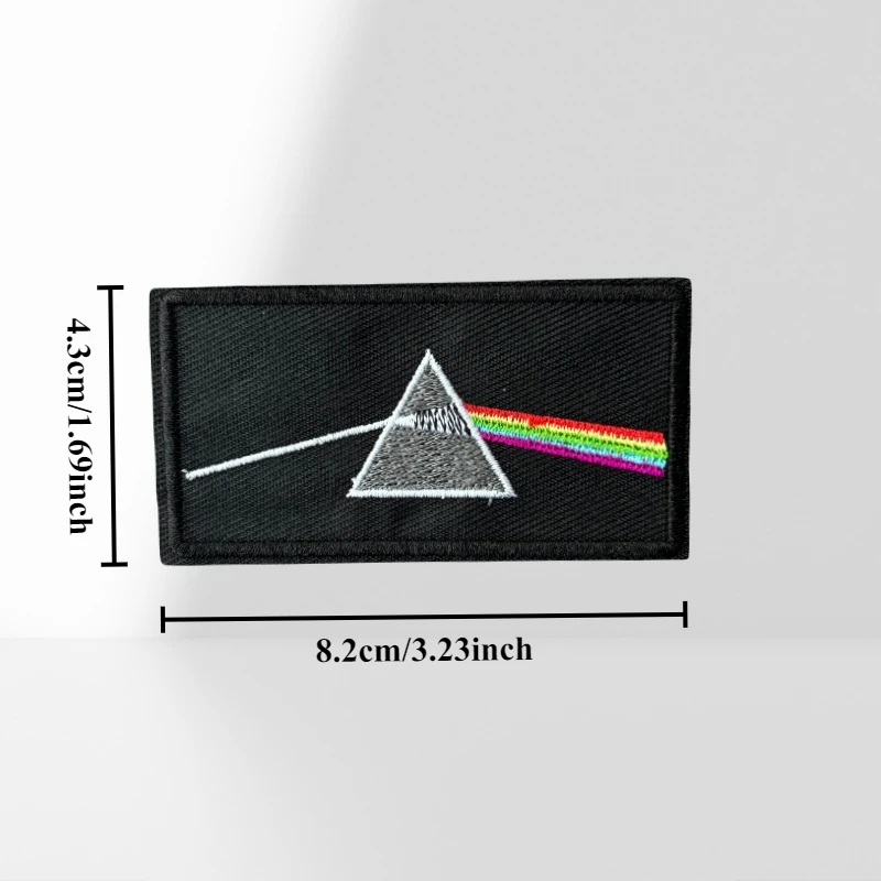 Parche bordado reflectante táctico velcro – Insignia moral para mochila - imagen 4