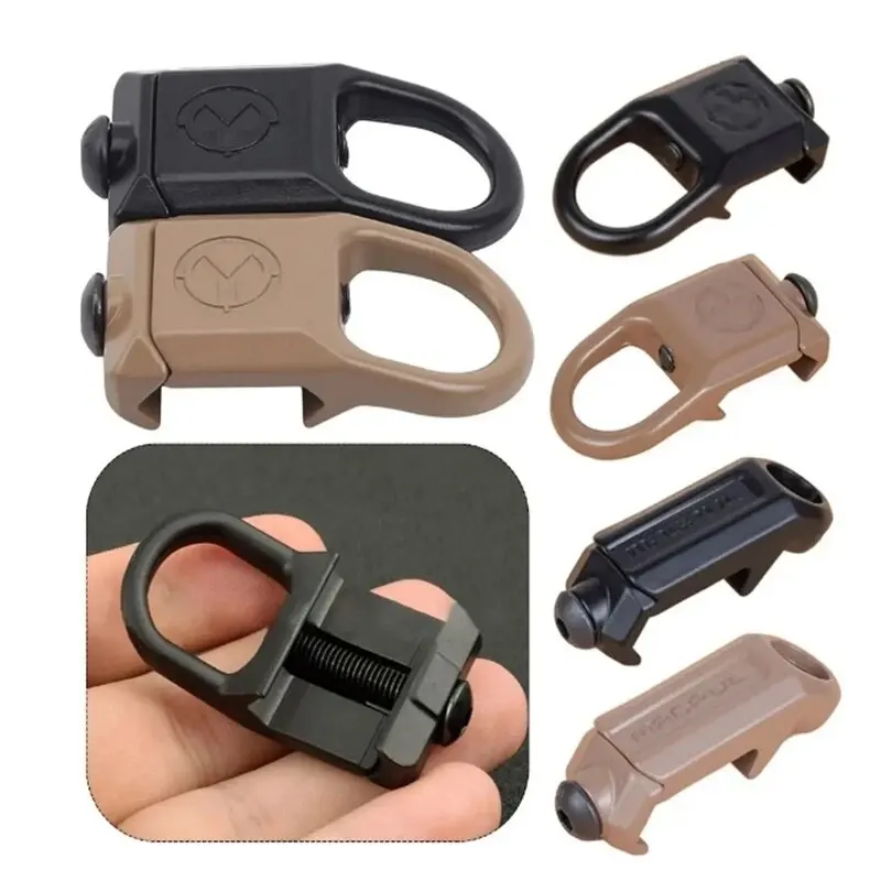 Anillo de montaje de alcance giratorio con eslinga QD de liberación rápida GBB táctica. 223 AR15, accesorios de caza aptos para adaptador QD de riel de 20mm - imagen 4