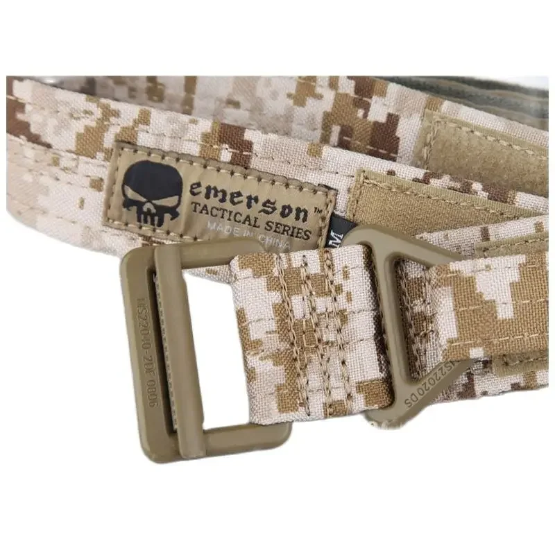 Emersongear-cinturones tácticos CQB Rappel, pulsera de lona, correa de cintura para servicio de combate, Airsoft, senderismo, caza al aire libre, deportes de ciclismo DD - imagen 4