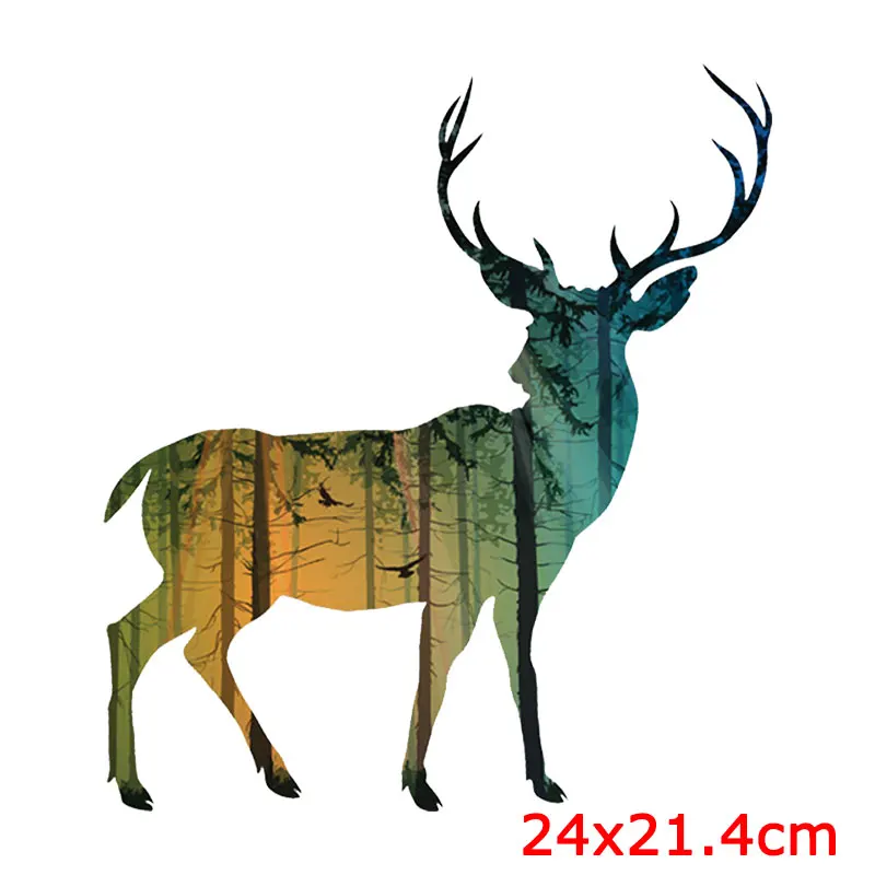 Prajna-Parches térmicos de oso y jirafa para ropa, pegatinas de transferencia de calor de animales, Impresión de decoración, DIY - imagen 5