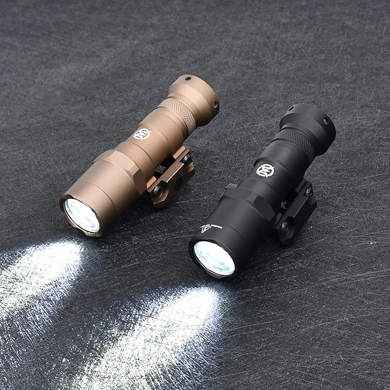 WADSN-linterna táctica Airsoft M300 M300B, luz de arma de explorador de caza, interruptor de encendido constante momentáneo, ajuste de riel Picatinny de 20MM - imagen 4