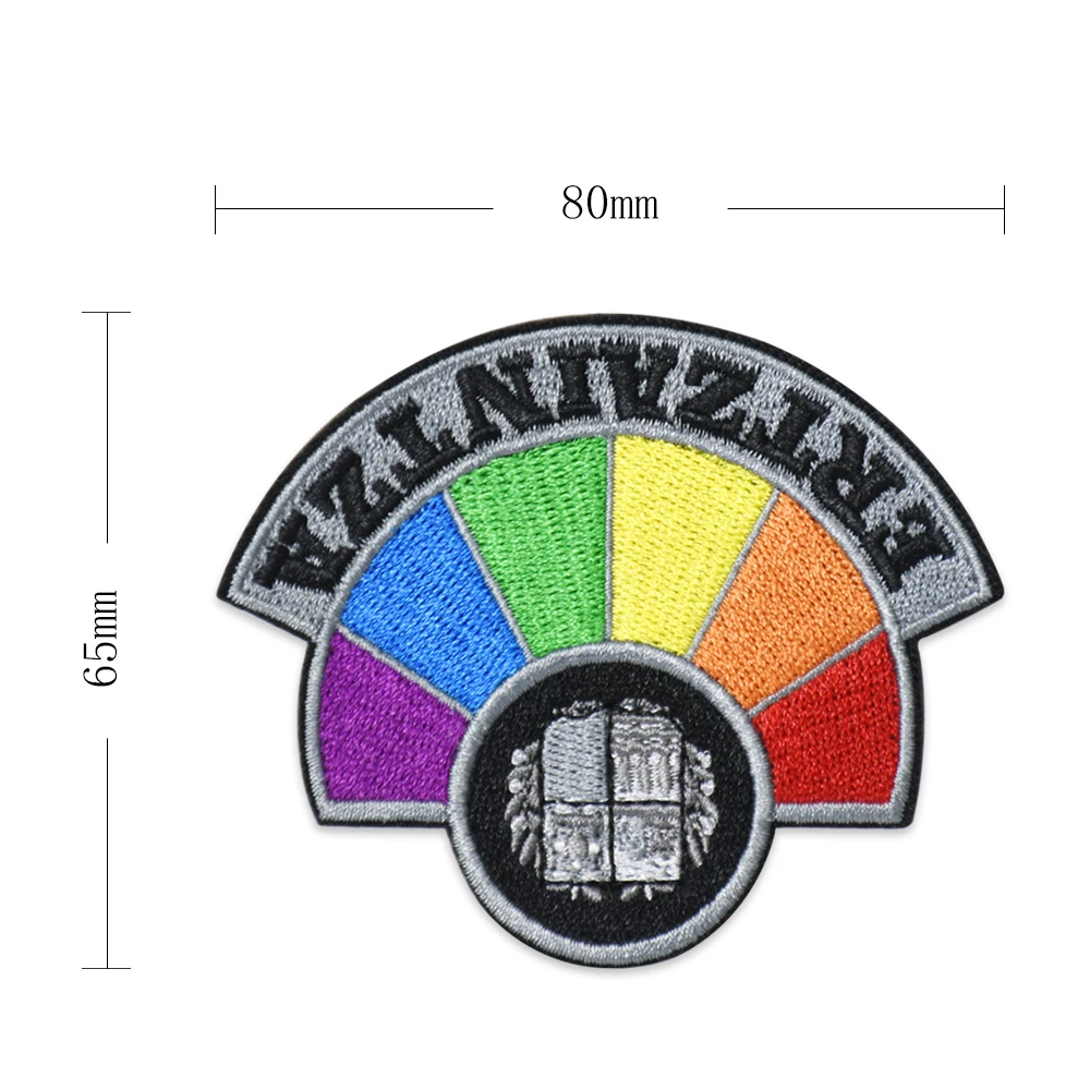 ERTZAINTZA parches bordados de letreros coloridos para ropa, apliques de chaquetas para planchar, parches frescos, insignias de ropa de costura - imagen 2