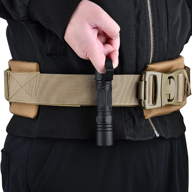 WADSN-linterna táctica de Metal PLHv2 de 1300 lúmenes, montaje rápido con Clip para casco, para arma de caza Picatinny, luz Led blanca - imagen 5