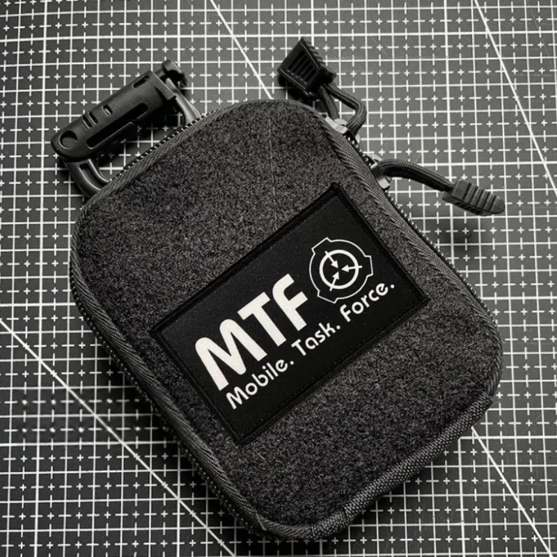 SCP Foundation MFT parche estampado brazalete militar táctico moral insignia gancho y bucle mochila ropa pegatinas decorativas - imagen 3