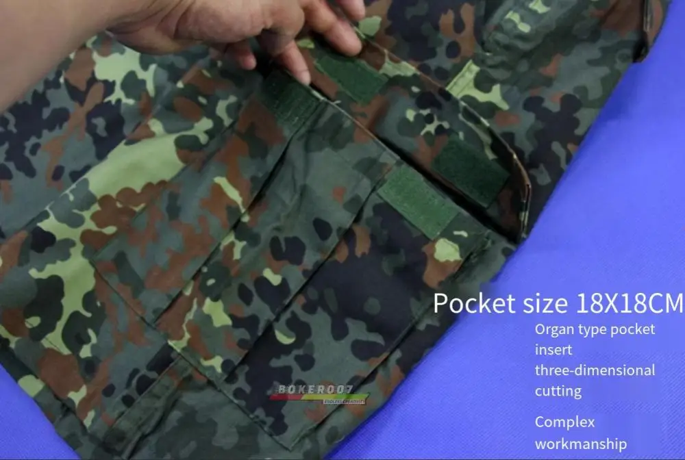 Pantalones cortos de la selva Pantalones cortos delgados de verano para hombres Tela de poliéster de algodón Secado rápido Resistente al desgaste Resistente al desgarro - imagen 3