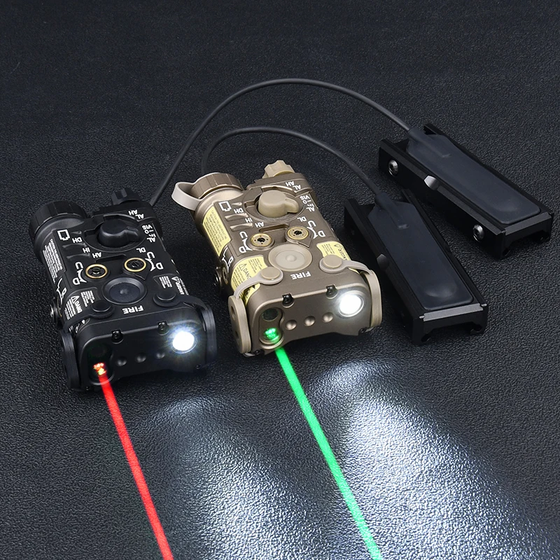 Metal Wadsn NGAL láser táctico rojo verde azul punto indicador de luz blanca al aire libre caza Scout linterna interruptor de montaje fijo - imagen 2