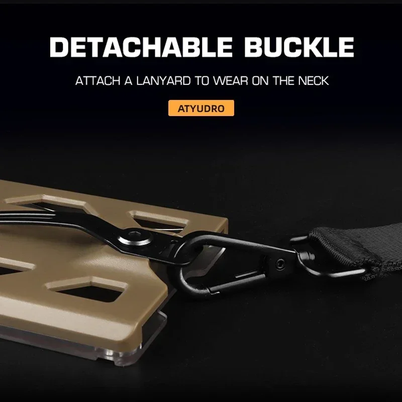 Soporte de identificación táctico T4, equipo de Camping, caza, tiro, deportes, suministros de viaje, accesorios para senderismo al aire libre, decoraciones portátiles - imagen 5