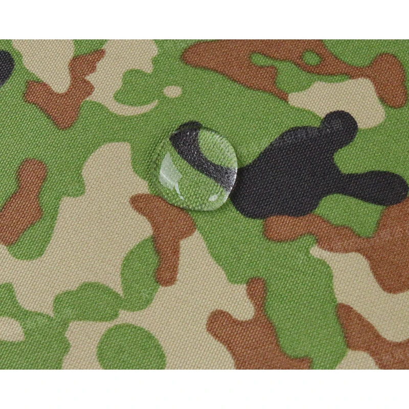 JSDF Camuflaje de la selva japonesa 500D Nylon Resistente a desgarros Impermeable Recubierto de PU Tela a prueba de infrarrojos - imagen 3