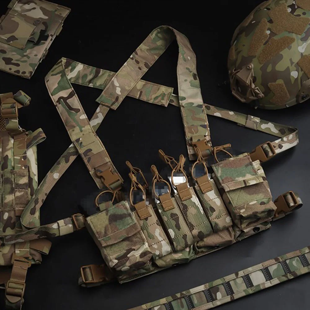 Chaleco táctico portátil ligero D3CRX con bolsa magnética cuádruple de 9MM y bolsa de almacenamiento de artículos diversos - imagen 4