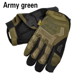 Guantes tácticos transpirables protección completa para dedos