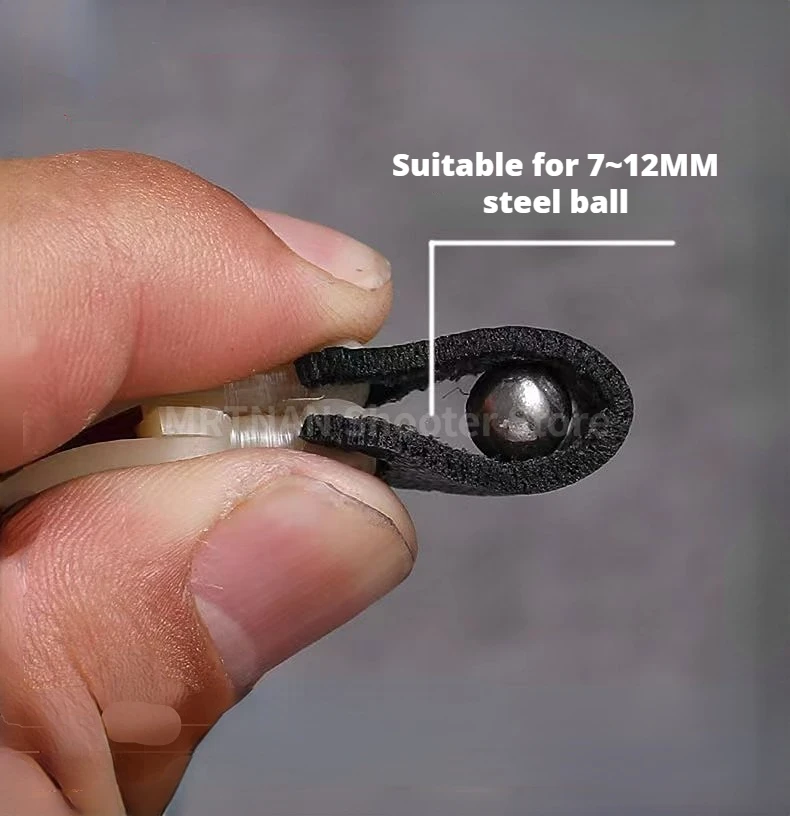 Potente banda elástica plana de goma resistente de 2MM para tirachinas, catapulta, cinta de látex, accesorio de repuesto, herramientas de caza al aire libre - imagen 5