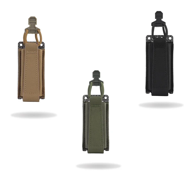 Kit individual de 9 mm, bolsa para revistas funcional elástica, sistema molle, adaptada a la cintura, cinturón.