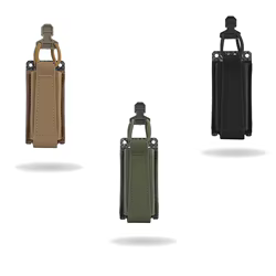 Kit individual de 9 mm, bolsa para revistas funcional elástica, sistema molle, adaptada a la cintura, cinturón.