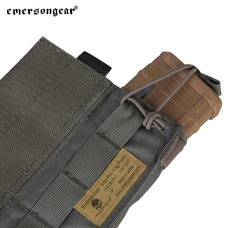 EMERSONGEAR Mag bolsa de extracción lateral para revistas táctica M4 Molle Mag gancho y bucle combate caza EM9044 - imagen 5