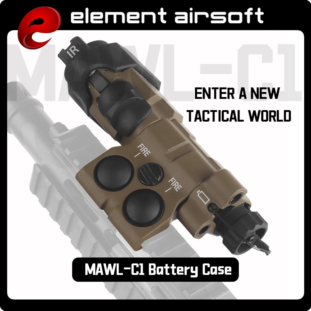 Caja de batería Element MAWL-C1, indicador táctico lateral mawl, caja de batería láser, modelo mawl c1