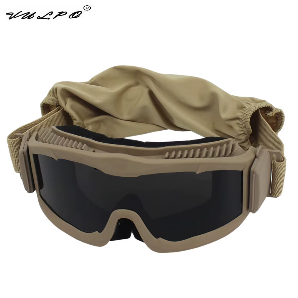 Gafas tácticas VULPO Airsoft Paintball antiniebla montaña y senderismo - imagen 4