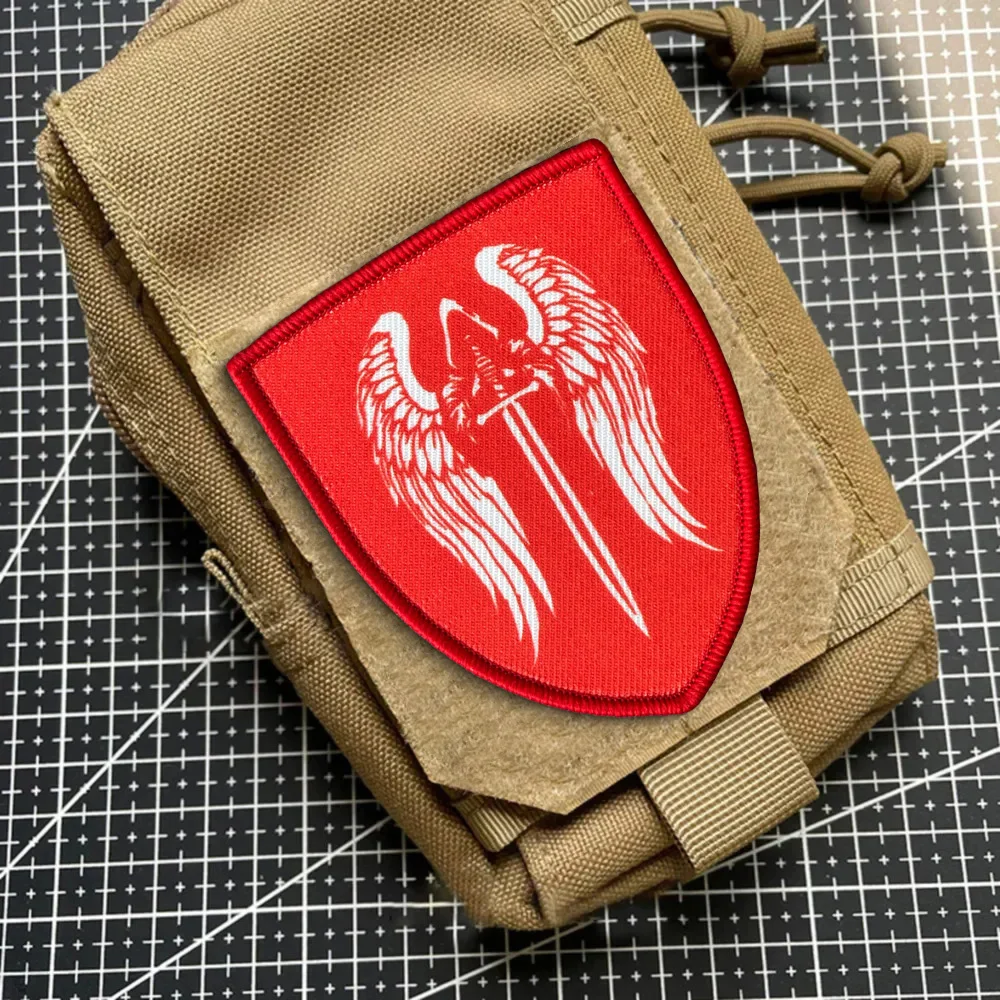 Parche táctico de moral de Ángel de castigo, parche de gancho y bucle, insignia militar de Chevron, brazalete, pegatinas para mochila, accesorios de decoración - imagen 5