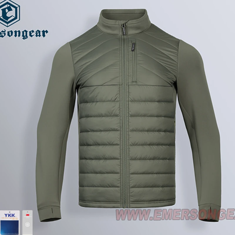 Emersongear Snow Panther Mid-layer Thermal Jacket Winter Men's Women's Warmth Coat Sweatshirt Outerwear Sports Camping Commute - imagen 2