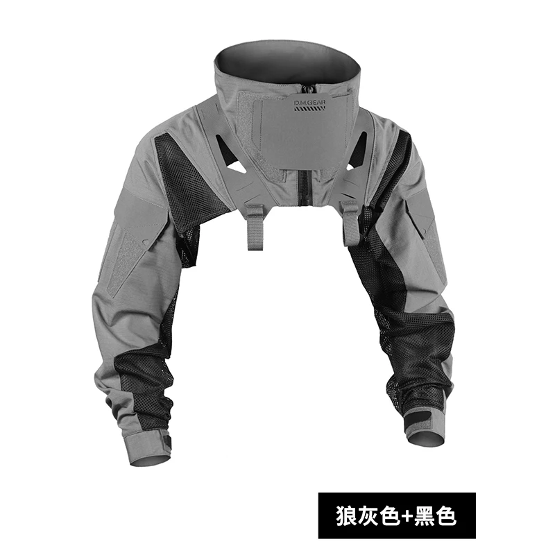 Traje de combate multifuncional con mangas funcionales, mangas para brazos y protección para el cuello. - imagen 3