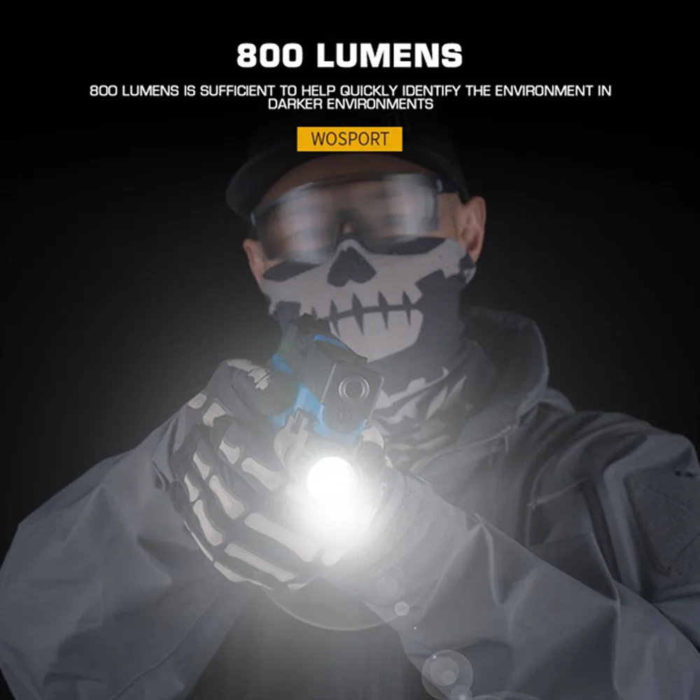 Linterna táctica Underhang X300-A (modelo SF), carcasa de aleación de 800 lúmenes, interruptores duales izquierdo y derecho - imagen 5