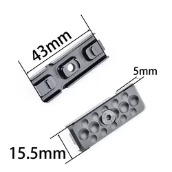 Guía de cables MLOK Keymod con interruptor de presión para airsoft