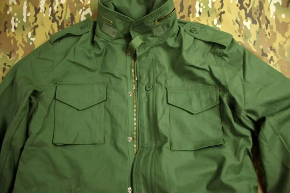 Chaqueta cortavientos táctica M65, cortavientos informal para exteriores, Chaqueta resistente para chico, verde militar - imagen 3
