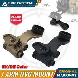 SOTAC-Adaptador de soporte para casco de Metal táctico, brazo en J, NVG, PVS-14, gafas de visión nocturna estándar, compatible con L4G24, cola de Milano, PVS 14, accesorios