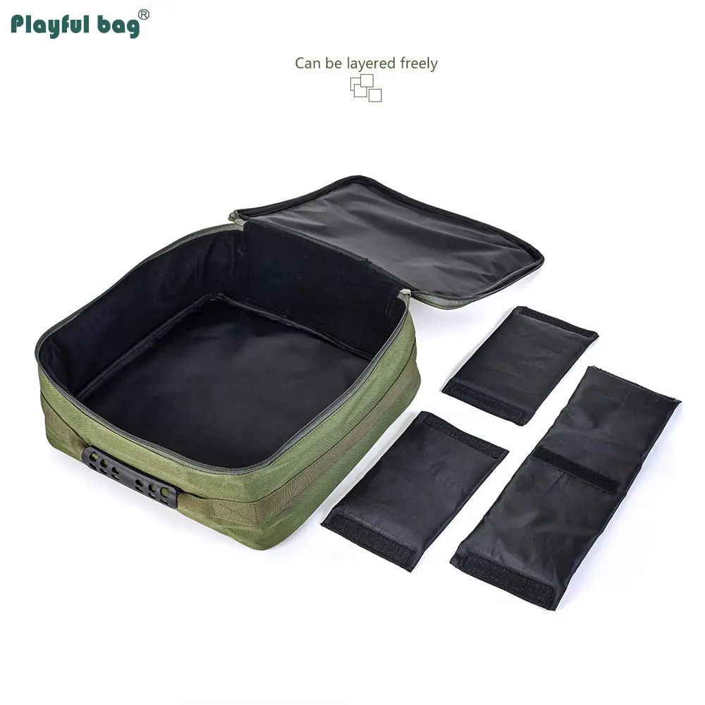 Bolsa de aparejos de pesca portátil, bolsa impermeable para rueda de pesca, bolso de almacenamiento al aire libre, caja de herramientas AVA300 - imagen 5