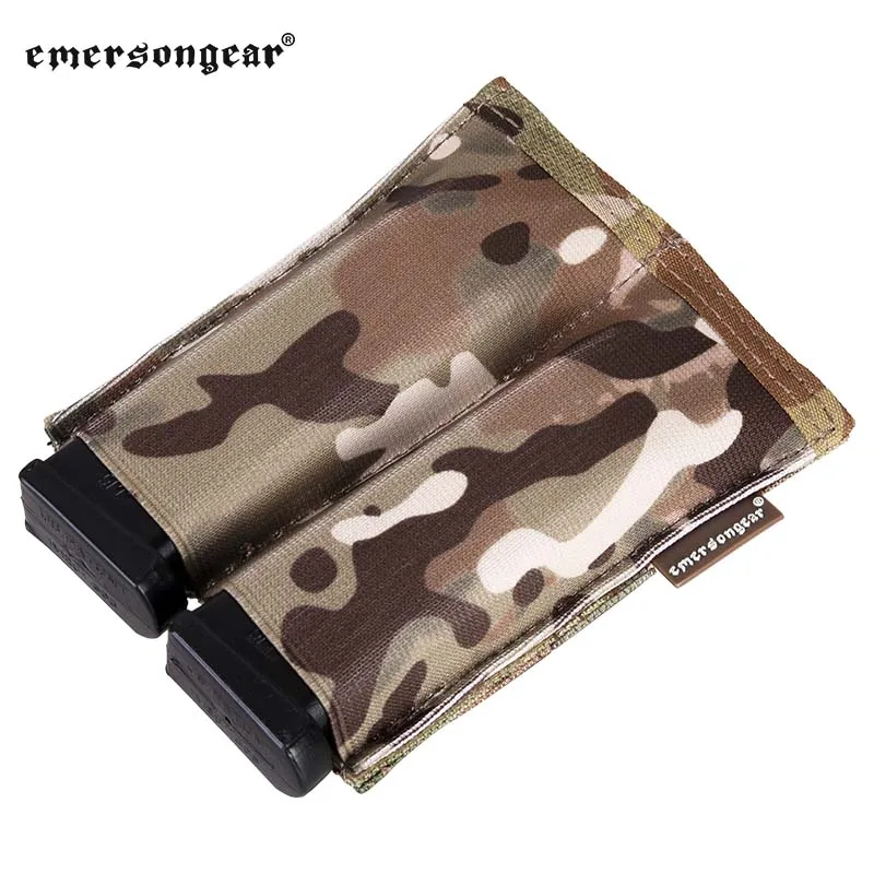 Emersongear táctico rápido abierto doble pistola revista bolsa Molle Milsim caza combate senderismo tiro entrenamiento Nylon - imagen 2