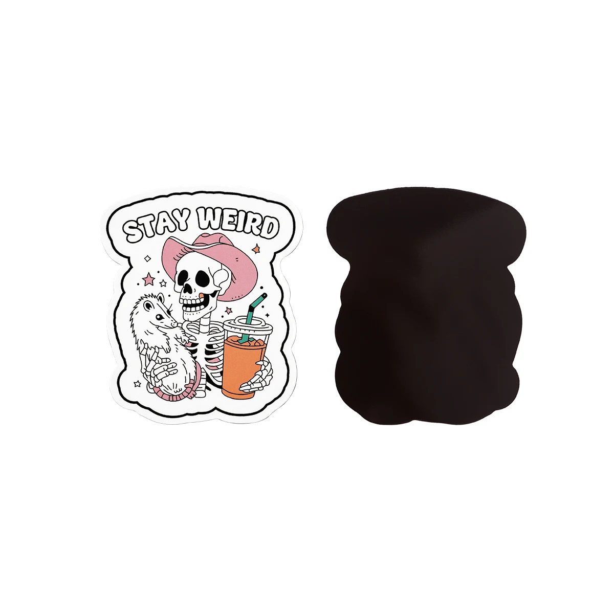 Esqueleto y gato libro de lectura imanes de dibujos animados refrigerador adhesivos magnéticos accesorios de cocina bricolaje decoración del hogar regalo - imagen 2