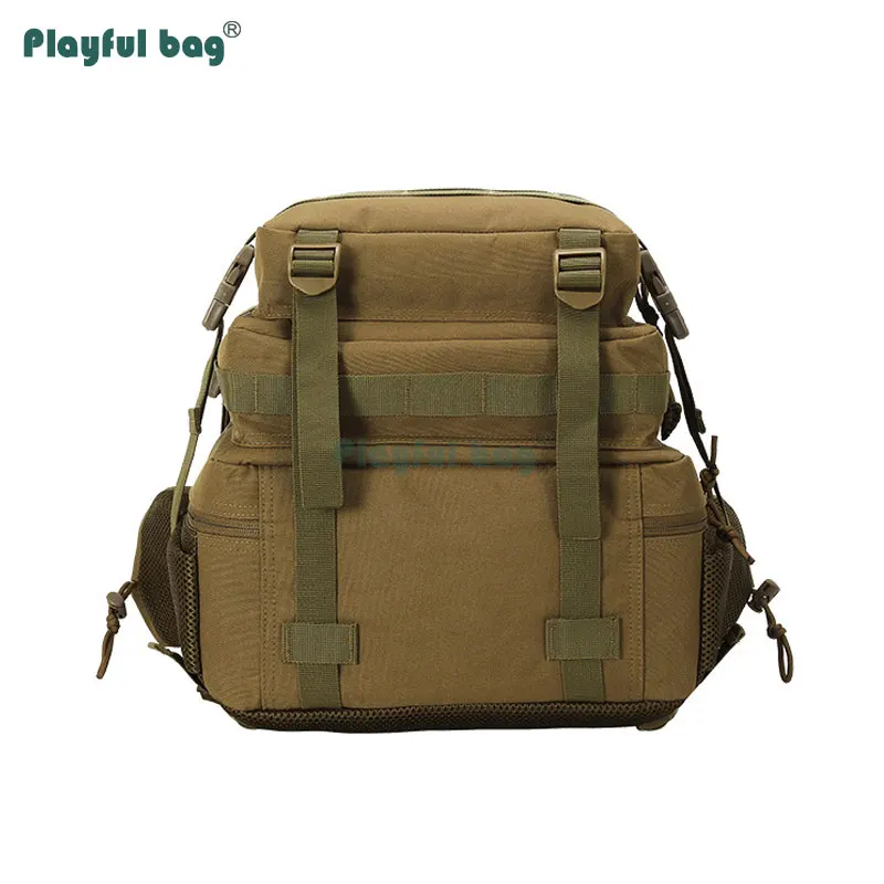 Mochila informal de gran capacidad a la moda para hombre, bolsas tácticas de camuflaje, sistema MOLLE, mochila de montaña impermeable AVA41 - imagen 3