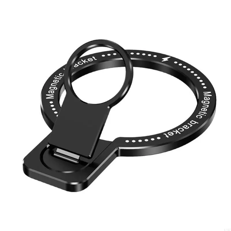 Soporte magnético plegable para teléfono, soporte fino aluminio con rotación 360, instalación sencilla para dispositivos - imagen 5