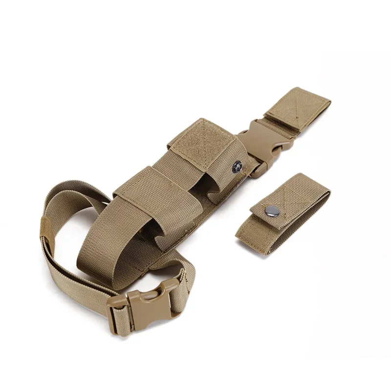 Funda táctica para botella de agua y hervidor de pierna, portadores de cinturón con bolsa MK9, bolsa para pierna para muslo, pulverizador de pimienta, Mini extintor - imagen 5