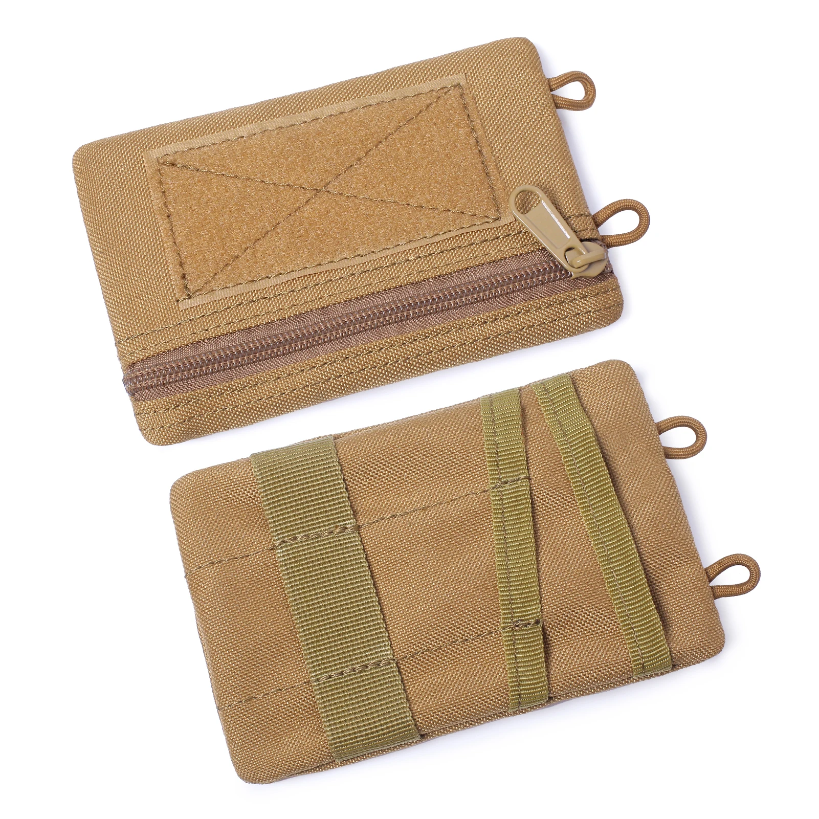 Mini billetera táctica EDC, tarjeta de dinero, llavero, cinturón, correa de hombro, bolsa colgante pequeña para acampar, senderismo, caza al aire libre - imagen 3