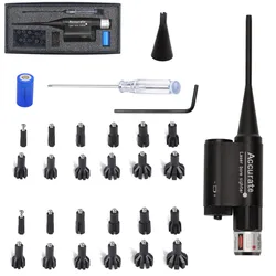 Kit de encendedor láser calibre.177.22 a.78 colimador láser rojo Rifle Glock batería de mira láser con interruptor de encendido/apagado