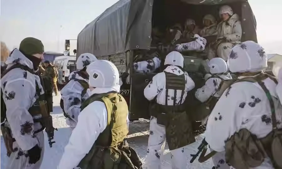 Funda de camuflaje de nieve rusa (incluido pantalones) uniforme de camuflaje de nieve en talla única - imagen 4