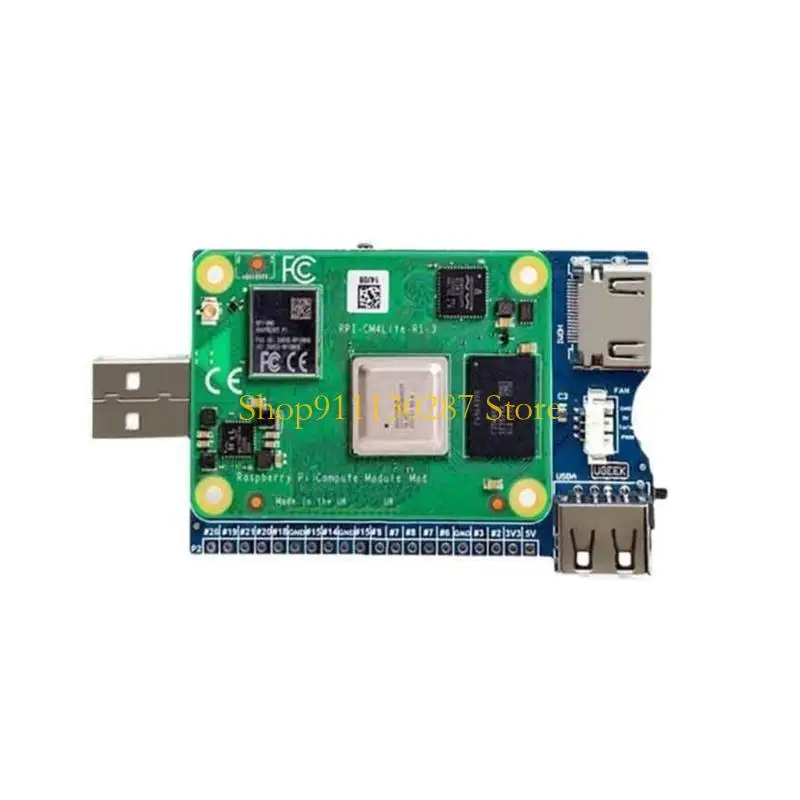 J1HC CM4 Socket 20pin GPIO USB2.0 Módulo cómputo 4 tablero expansión placa palo - imagen 4
