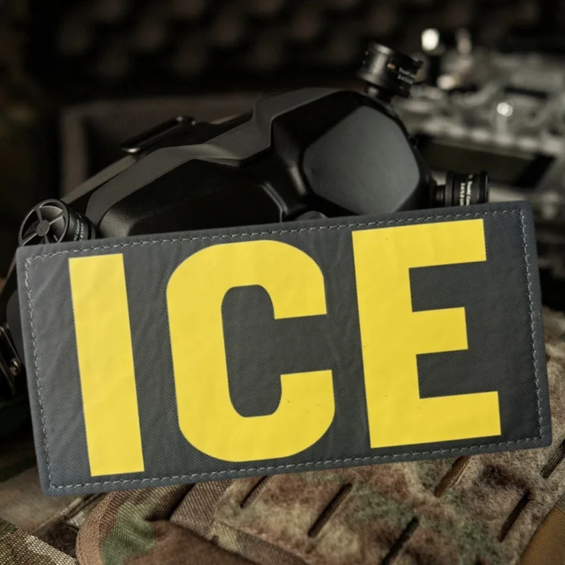 Parche con estampado de hielo para chaleco táctico, sombreros con gancho y bucle, insignia de moral, mochila, pegatinas decorativas, parches para brazalete para ropa - imagen 4