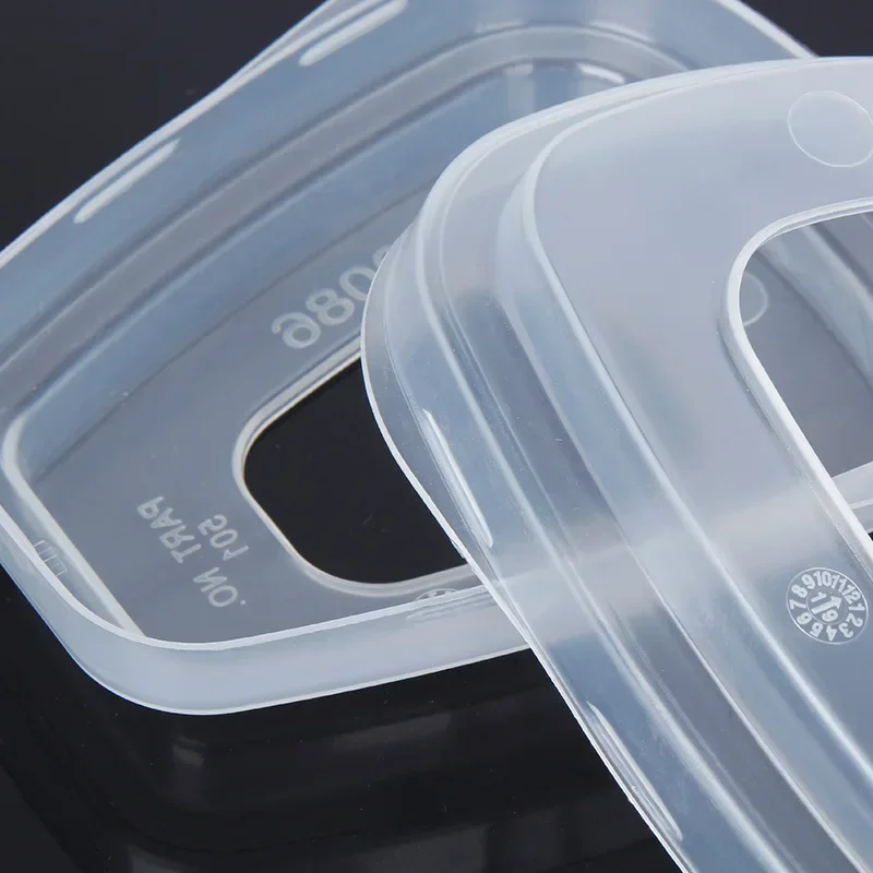 Piezas de respirador de máscara de Gas, adaptador de filtro 501, cubierta de plástico para 6800 6001 7502 6200, soporte de filtro 5N11 5P71, retenedor antipolvo - imagen 2