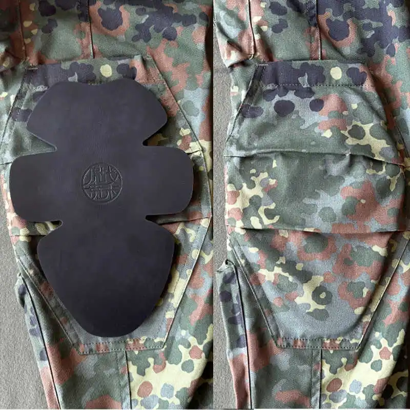 1 par de protectores tácticos de codo/rodillera con flex adaptable: sistema de soporte dinámico para entrenamiento de combate y equipo de protección - imagen 2