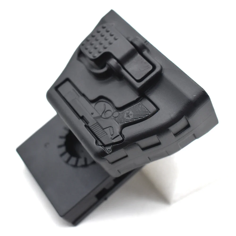 Funda táctica para esposas, funda con grillete giratorio de 360 grados, cinturón de cintura, soporte para esposas, funda para esposas - imagen 4