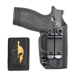 Funda Kydex IWB con almohadilla de espuma cómoda, Kit de cuña para Smith & Wesson Bodyguard 2,0 380, cinturilla interior, transporte de apéndice