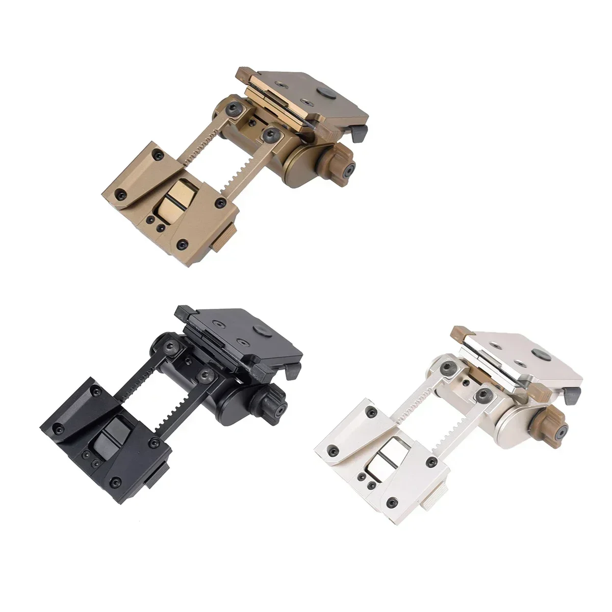 Metal Wilcox L4 G24 L4G24 NVG montaje gafas de visión nocturna AN/PVS1415/18 puente J brazo puente rápido OPS casco soporte adaptadores - imagen 4