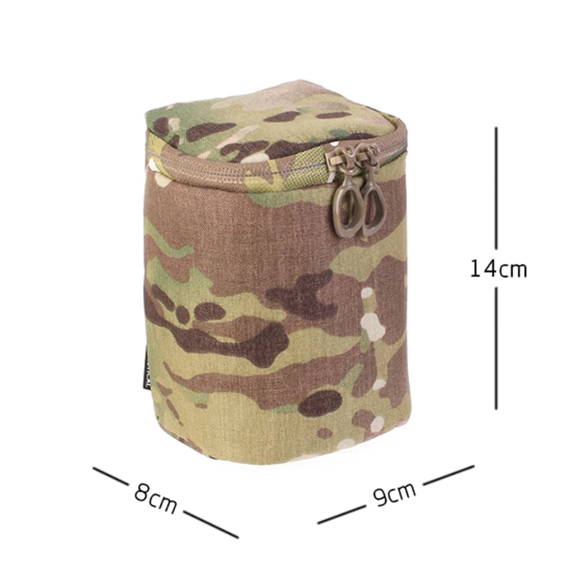 Bolsa para gafas de visión nocturna táctica PEW, bolsa acolchada estilo faraón NVG, bolsa de almacenamiento acolchada suave, bolsa Molle PH87 - imagen 3