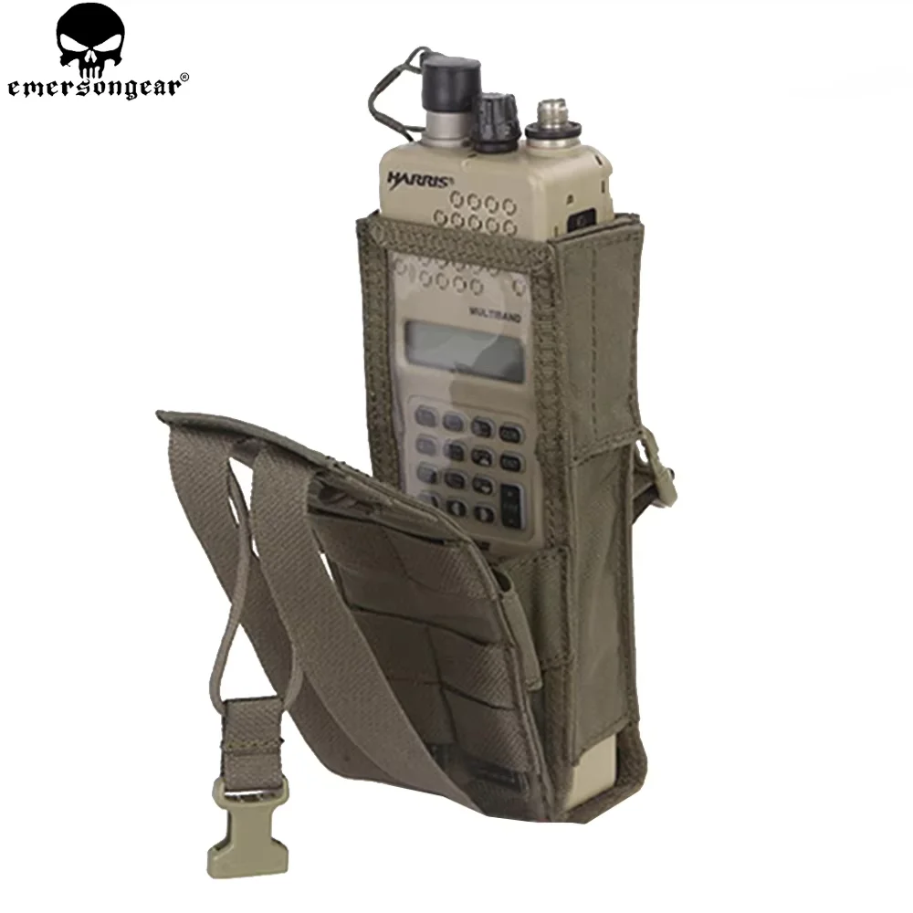 EMERSONGEAR PRC148/152 bolsa táctica para Radio Molle bolsa expuesta caza Airsoft Radio bolsa chaleco bolsa - imagen 3