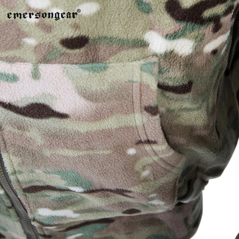 Emersongear, sudaderas con capucha de lana cálidas tácticas, chaqueta térmica, abrigo para mujer, deportes Airsoft, senderismo al aire libre, Camping, caza, ciclismo EM6799 - imagen 3