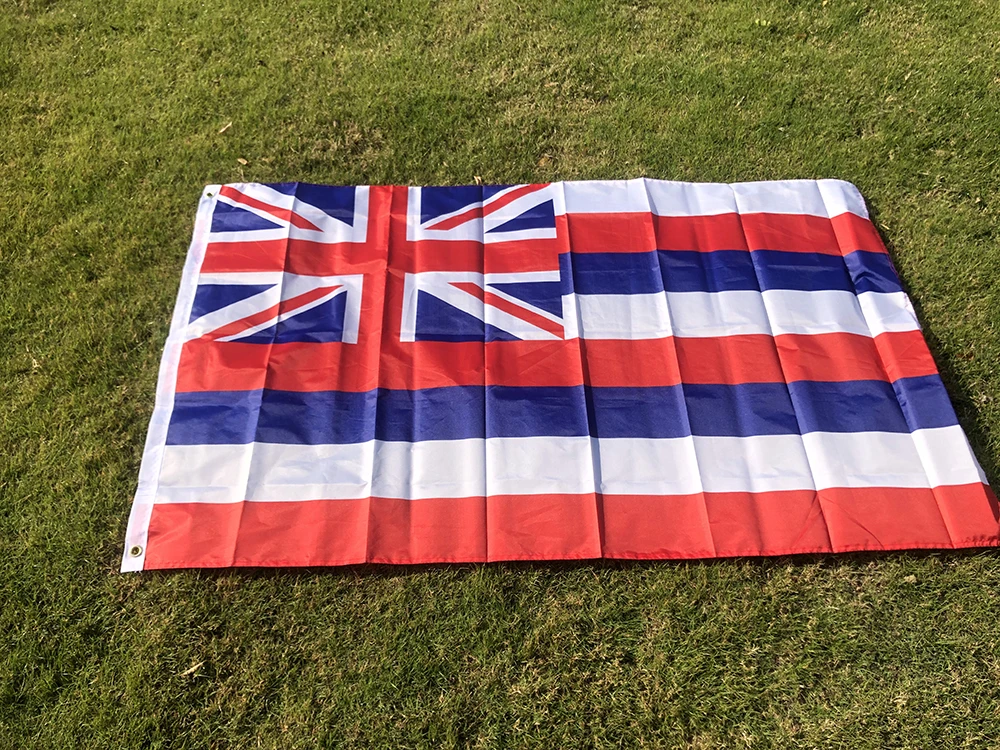 SKY FLAG Bandera hawaiana 90x150cm 3x5 pies Banner colgante de poliéster Banderas y pancartas hawaianas Banner de país Bandera nacional - imagen 2