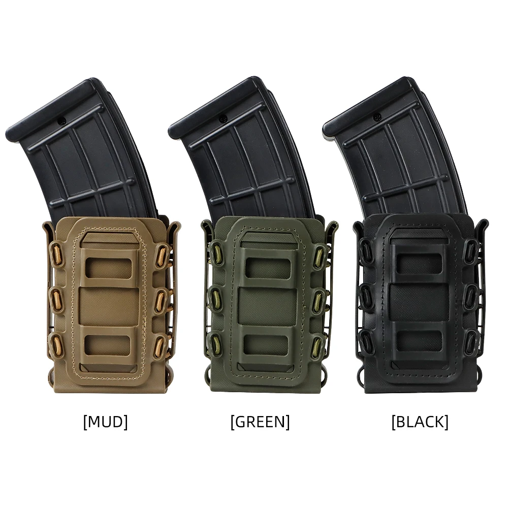 Bolsa táctica para revistas Scorpion 5,56, funda para cinturón de 9mm, accesorios MOLLE, funda para Rifle 7,62, funda para pistola Glock 17 - imagen 2